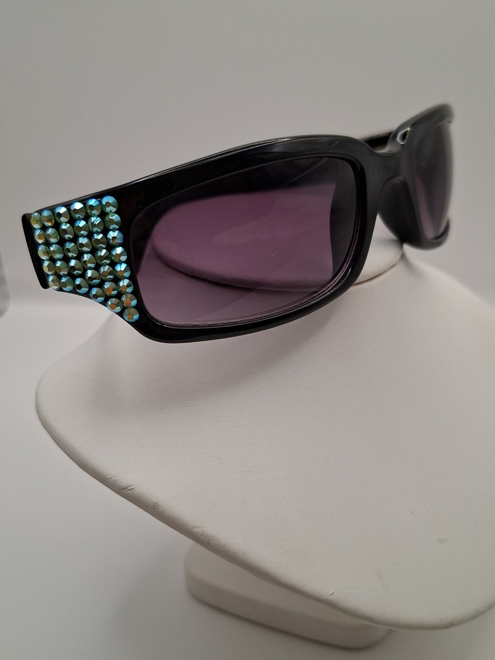 Jimmy Crystal Sunglasses With Blue Swarovsky Crystals - GL313